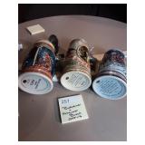 Budweiser + Anheuser Busch Steins