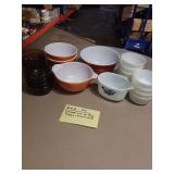 Mixed lot of Vtg Pyrex & Visionware