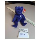 Princess Diana Bear Beanie Baby