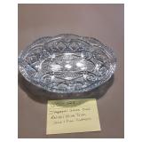 Imperial Glass Oval Relish/Olive Dish