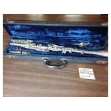 Vtg Continental Colonial Clarinet Metal w/ case