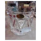 Lead Crystal Drym Candy Dish or Ice Bucket