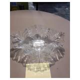 Vtg Cambridge Caprice Footed Centerpiece Bowl