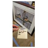 Lot of framed art 3 pc