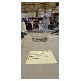 3 Pc Glass Lot, 1 Bowl, 1 Butter Dish, 1 Honeywell