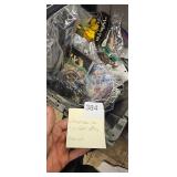 Vintage Table Lot Misc Craft Supplies