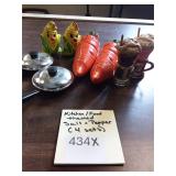 Kitchen/Food Themed Salt & Pepper (4 Sets)