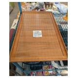 Vintage Walnut Wood Serving Tray