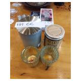 Lot of Candle and Candle Tumblers