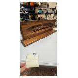 Antiqued Solid Wood Mantle Art