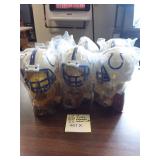 Lot of Indianapolis Colts Mini Helmets (6 total)