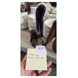 Vintage Hand Carved Wood Birds