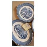 Currier & Ives 3 Plate Set