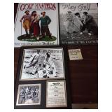 Three Stooges Memorabilia, Metal Signs, Photos