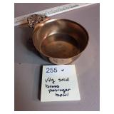 Vintage Brass Parringer Bowl