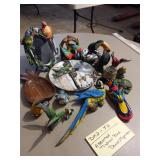 Assorted tropical Bird Decor/Figurines