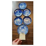 Vintage Bing & Grondahl Plates Set of 6