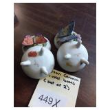 Lefton Ceramic Trinket Boxes (set of 2)