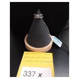 10K White Gold Solitaire w/ 14K Enhancer