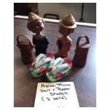 Asian Theme Salt & Pepper Shakers (3 sets)