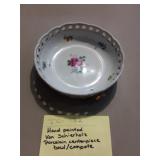Hand Painted Von Schierholz Porcelain bowl/compote