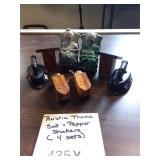 Rustic Theme Salt & Pepper Shakers (4 sets)