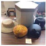 Vtg Hats & Hat box