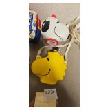 Misc Vintage Snoopy Lot Battle Caps/ Decanters