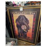 Vintage Indian Posted Elephant