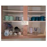Lot of Coffee Mugs & Misc Kitchen, Rae Dunn