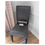 Pair of Faux Suede Dining/Accent Chairs