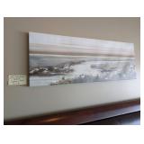 Shoreline/Marsh Canvas Art ~2' h
