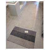 2 Gray/Neutral Rugs, Runner & Bathmat Sized