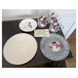 Christmas Dishes, Beleek, Crate & Barrel, Etc