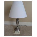 Satin Nickel Table Lamp (b)