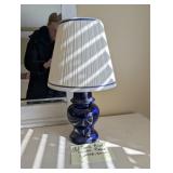 Small Dark Blue/Violet Table Lamp