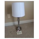 Satin Nickel Table Lamp (a)