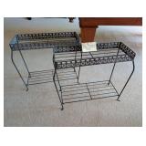 Pair of Rectangular Planter Holders/Stands