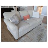 Bassett Furniture 3 Seat Couch w/ Pillows (a)