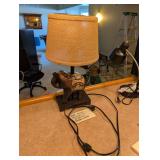 Small Bohemian Elephant Table Lamp