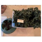 Christmas Tree & Stand in Tote