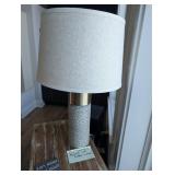 Textured & Bronze Look Table Lamp