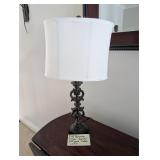 Bronze Look Scroll/Filigree Table Lamp