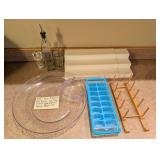 Misc Kitchen, Oil Bottle, Ice Tray, Spice Rack