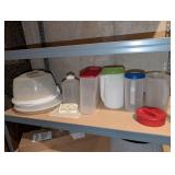 Wilton Cake Caddy, Veggie Tray Caddy, Pitchers