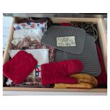 Kitchen Drawer Contents (d) Aprons, Mitts, Baking