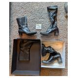 Leather Boots, Wms sz 7.5 Franco Sorto & Cole Haan