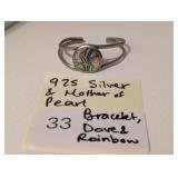 925 Silver & Mother of Pearl Bracelet
