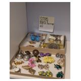 Vtg Assorted Regular & Clip on Earrings