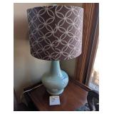 Teal Ceramic Table Lamp